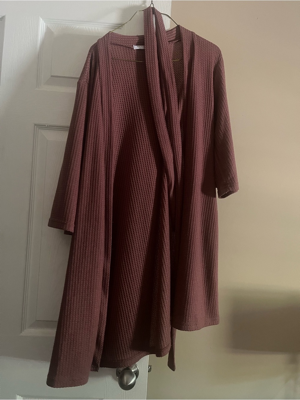 Women’s Waffle Robe - Mauve Wrap Cover-Up